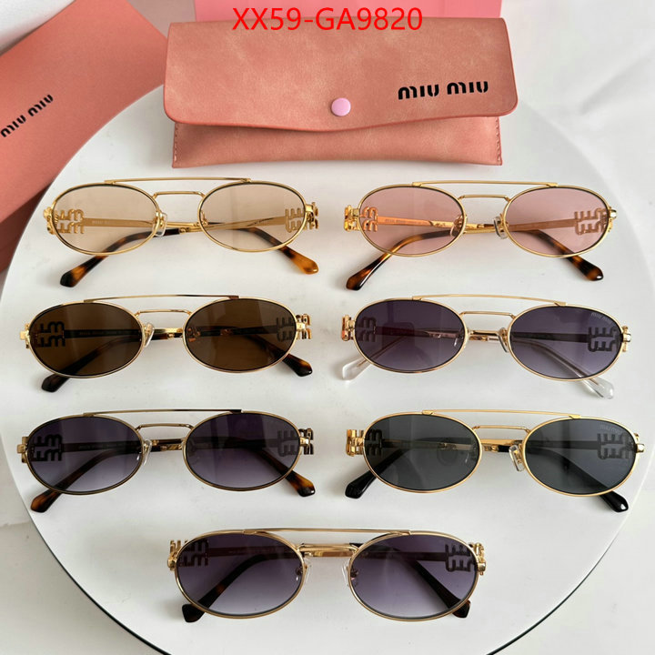 Glasses-Miu Miu where quality designer replica ID: GA9820 $: 59USD