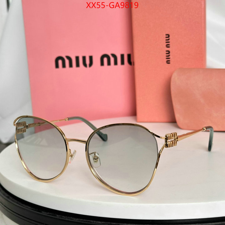 Glasses-Miu Miu luxury cheap ID: GA9819 $: 55USD