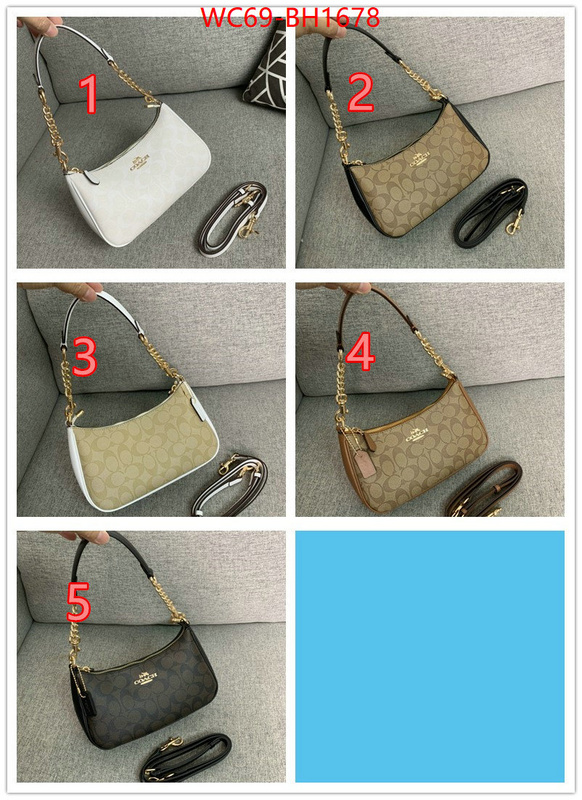 Coach Bags(4A)-Handbag- shop cheap high quality 1:1 replica ID: BH1678 $: 69USD,