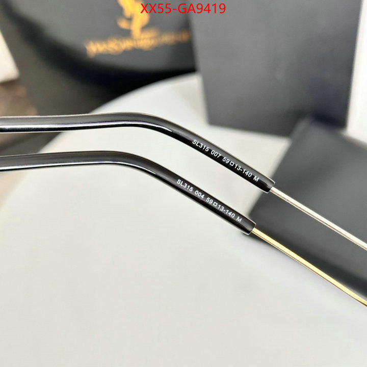 Glasses-YSL what 1:1 replica ID: GA9419 $: 55USD