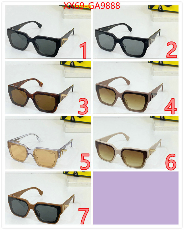 Glasses-Fendi designer fashion replica ID: GA9888 $: 69USD