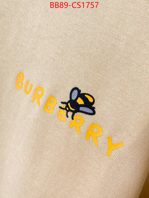 Clothing-Burberry exclusive cheap ID: CS1757 $: 89USD