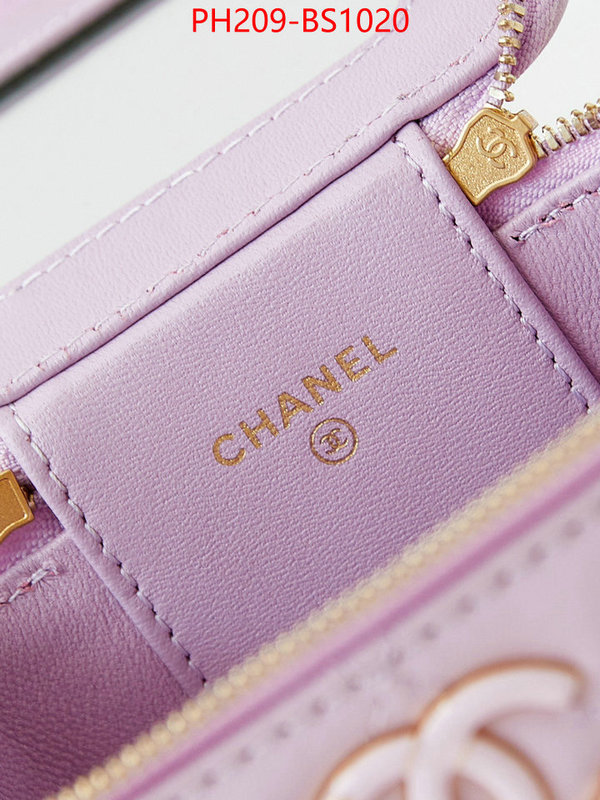 Chanel Bags(TOP)-Vanity best fake ID: BS1020 $: 209USD,