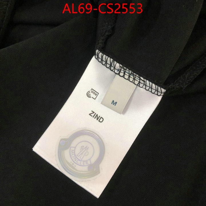 Clothing-Moncler best quality fake ID: CS2553 $: 69USD