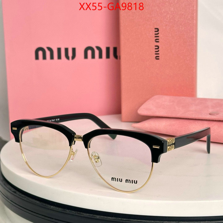 Glasses-Miu Miu at cheap price ID: GA9818 $: 55USD