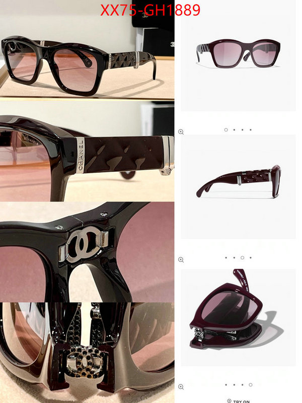 Glasses-Chanel where quality designer replica ID: GH1889 $: 75USD