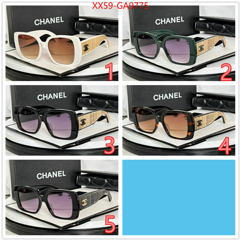 Glasses-Chanel designer 1:1 replica ID: GA9775 $: 59USD