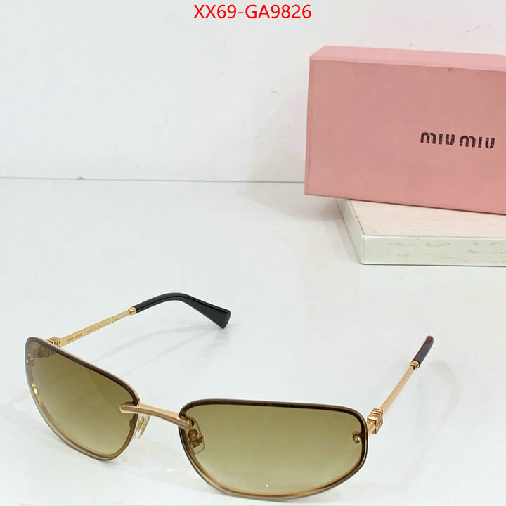 Glasses-Miu Miu designer ID: GA9826 $: 69USD