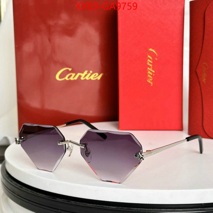 Glasses-Cartier customize best quality replica ID: GA9759 $: 69USD