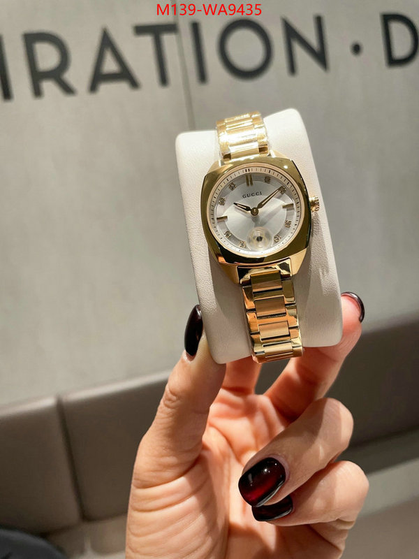 Watch(4A)-Gucci what's the best place to buy replica ID: WA9435 $: 139USD