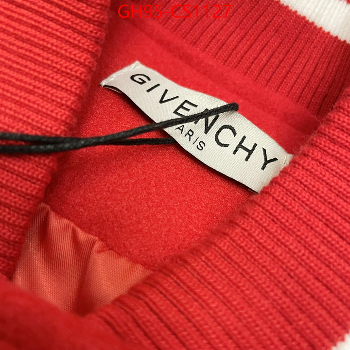 Clothing-Givenchy buy high-quality fake ID: CS1127 $: 95USD