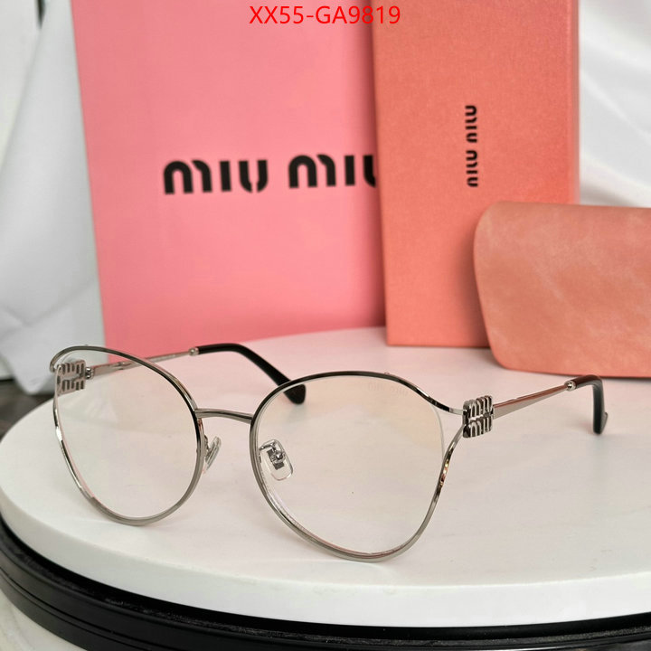 Glasses-Miu Miu luxury cheap ID: GA9819 $: 55USD