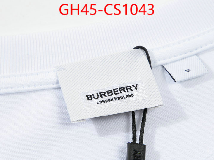 Clothing-Burberry fashion designer ID: CS1043 $: 45USD