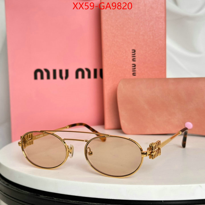 Glasses-Miu Miu where quality designer replica ID: GA9820 $: 59USD