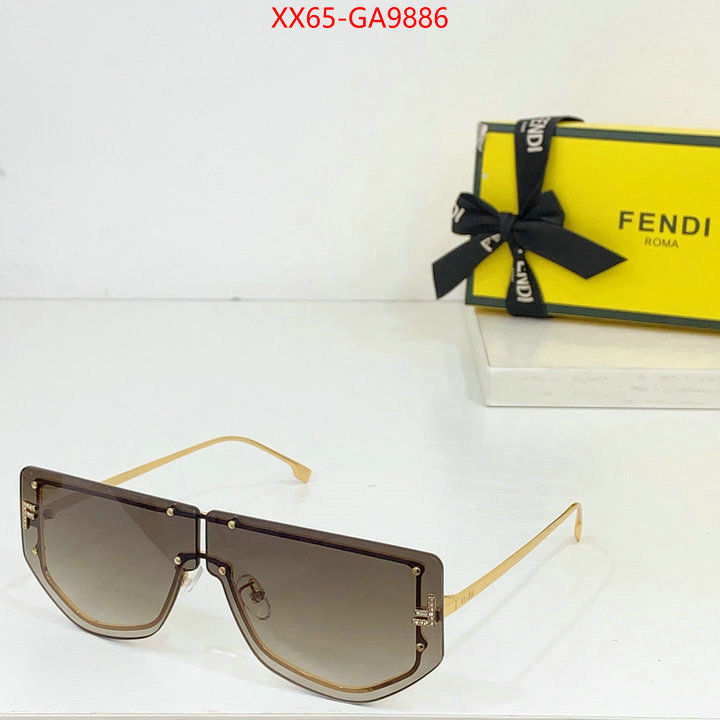 Glasses-Fendi replica 1:1 high quality ID: GA9886 $: 65USD