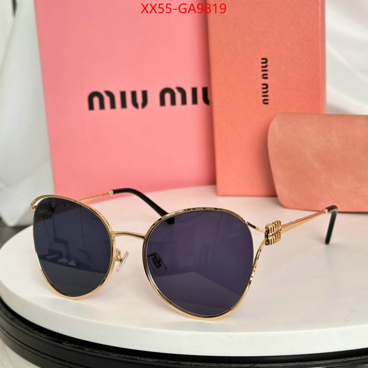 Glasses-Miu Miu luxury cheap ID: GA9819 $: 55USD