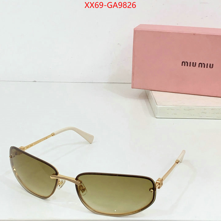 Glasses-Miu Miu designer ID: GA9826 $: 69USD