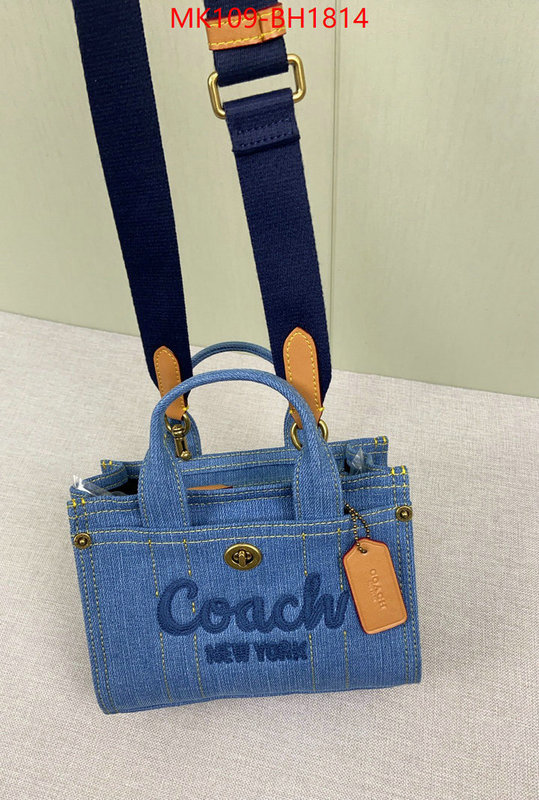 Coach Bags(4A)-Handbag- what best designer replicas ID: BH1814 $: 109USD,