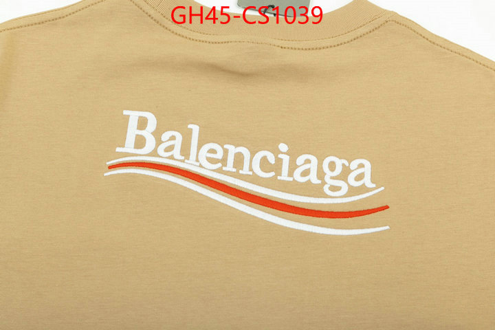 Clothing-Balenciaga replica every designer ID: CS1039 $: 45USD