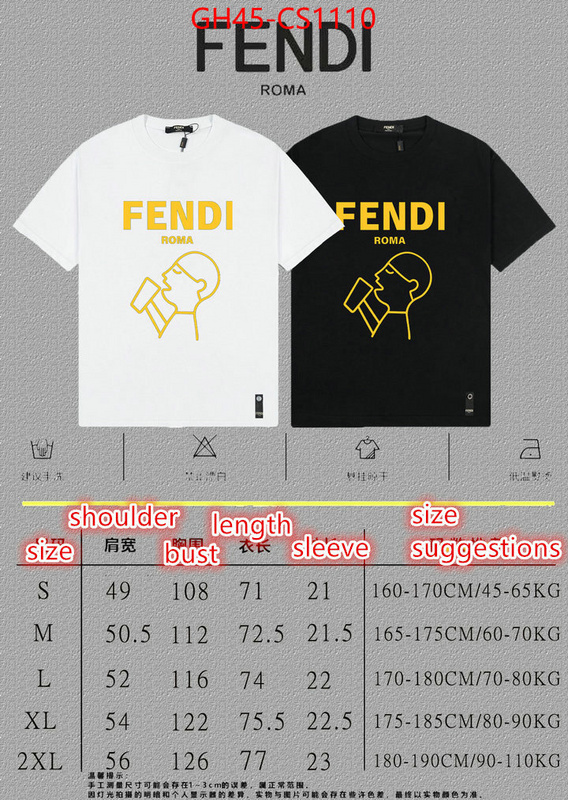 Clothing-Fendi best replica ID: CS1110 $: 45USD