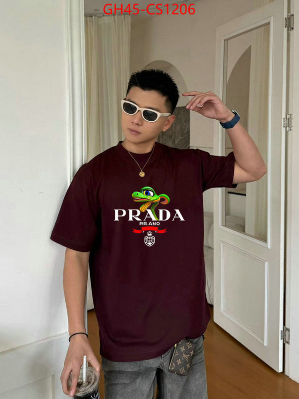 Clothing-Prada customize the best replica ID: CS1206 $: 45USD