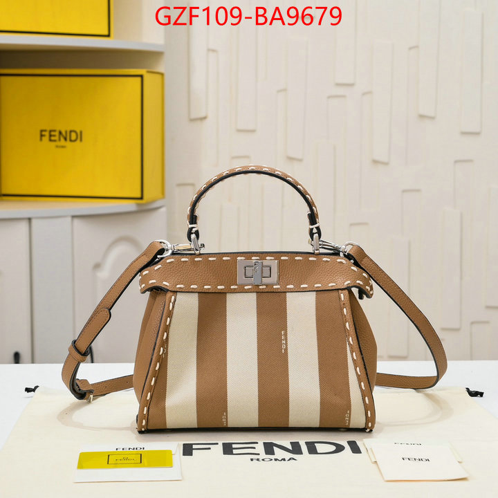 Fendi Bags(4A)-Peekaboo buy high-quality fake ID: BA9679 $: 109USD,