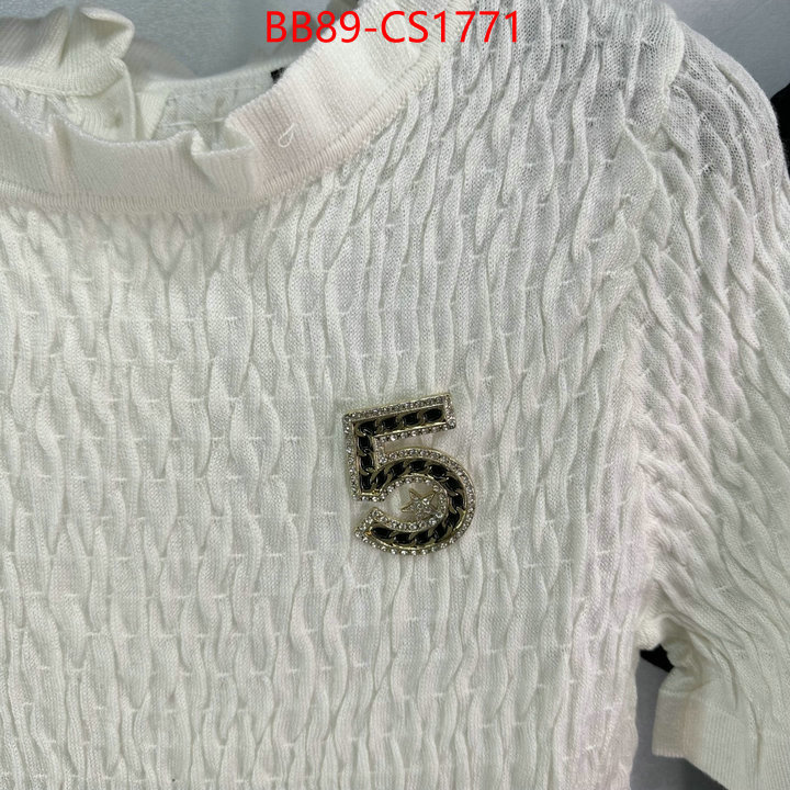 Clothing-Chanel replcia cheap ID: CS1771 $: 89USD