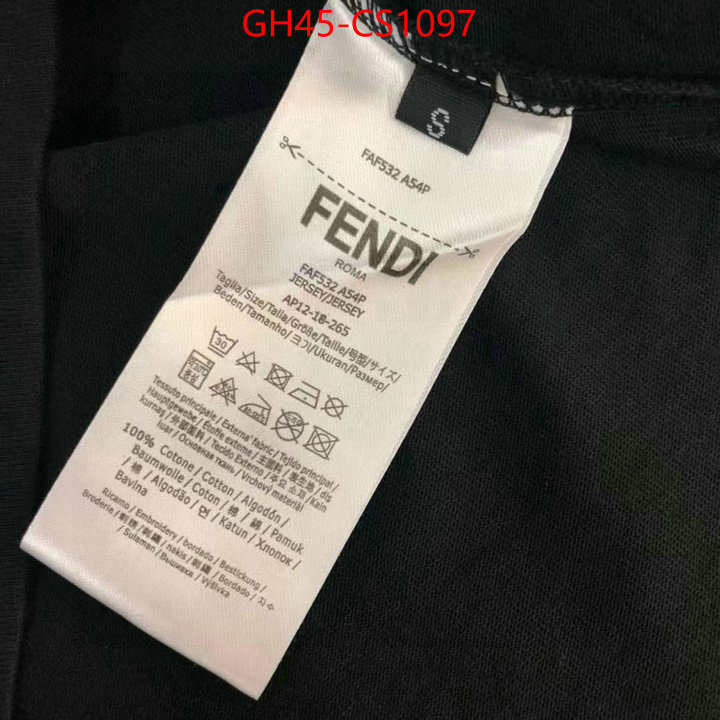 Clothing-Fendi perfect replica ID: CS1097 $: 45USD