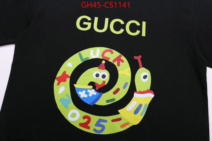 Clothing-Gucci top quality designer replica ID: CS1141 $: 45USD