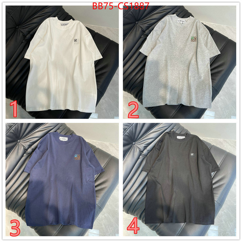 Clothing-Loewe top quality replica ID: CS1887 $: 75USD