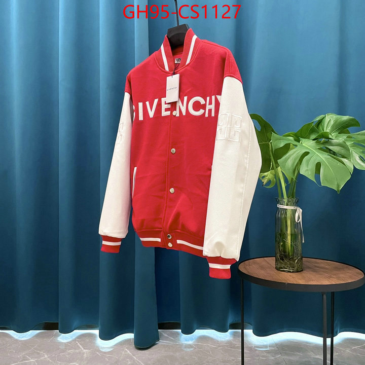 Clothing-Givenchy buy high-quality fake ID: CS1127 $: 95USD