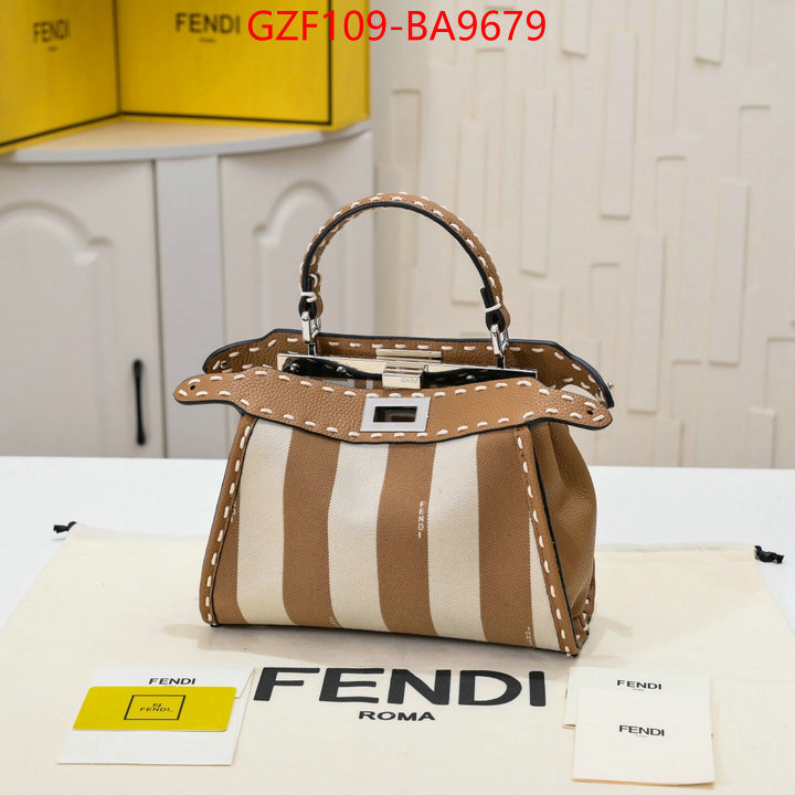 Fendi Bags(4A)-Peekaboo buy high-quality fake ID: BA9679 $: 109USD,