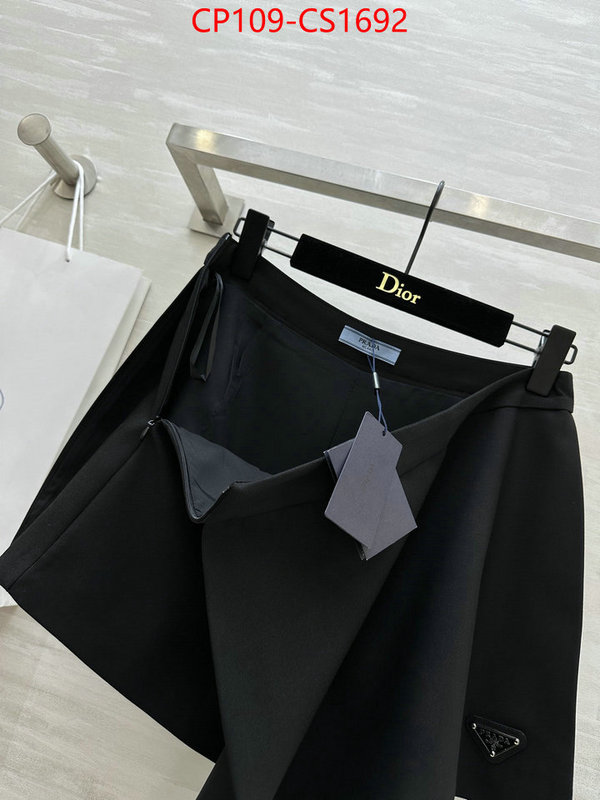 Clothing-Prada replica 1:1 high quality ID: CS1692 $: 109USD