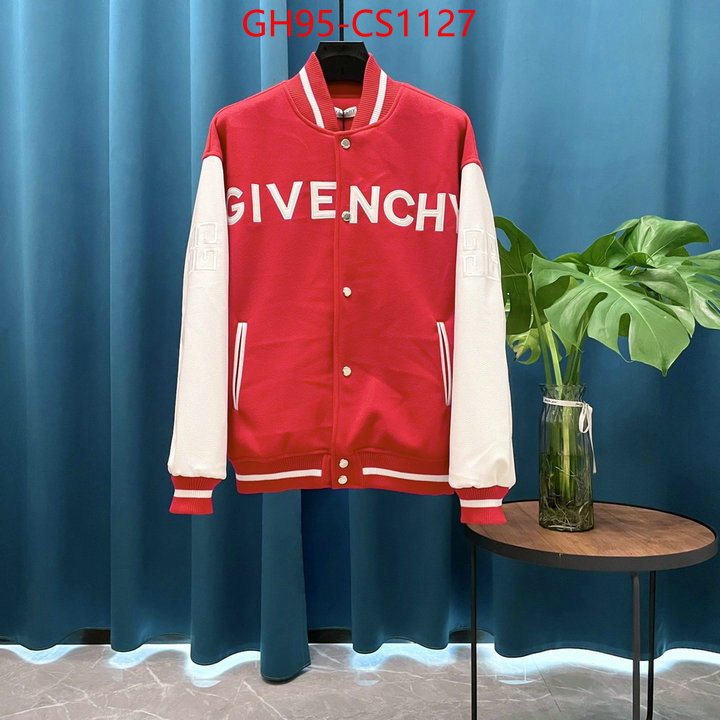 Clothing-Givenchy buy high-quality fake ID: CS1127 $: 95USD