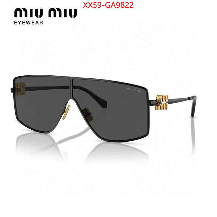 Glasses-Miu Miu 2024 perfect replica designer ID: GA9822 $: 59USD