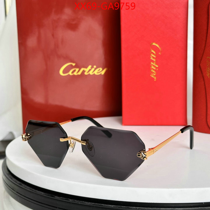 Glasses-Cartier customize best quality replica ID: GA9759 $: 69USD