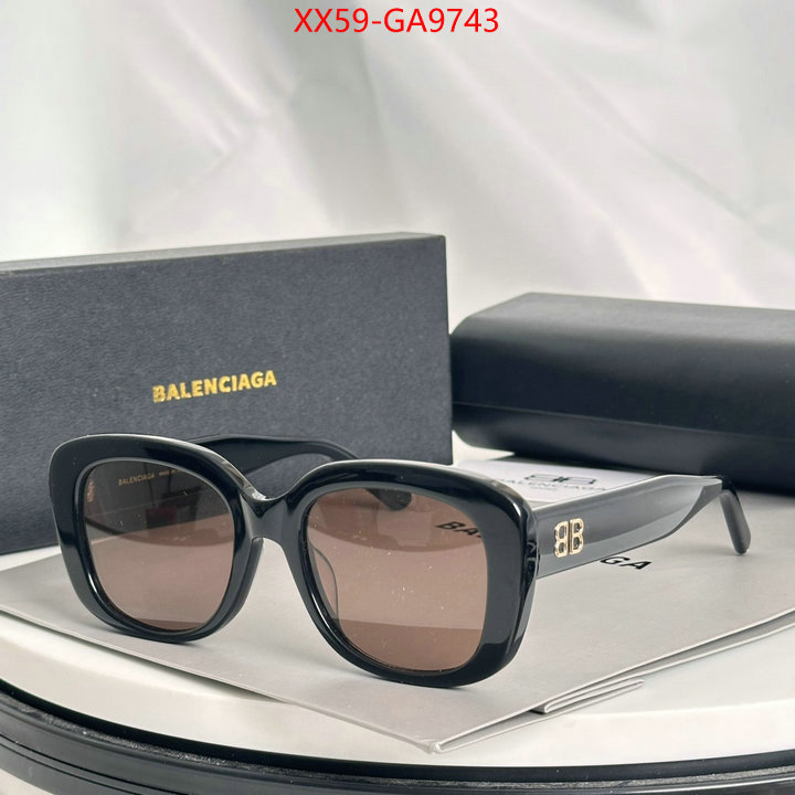 Glasses-Balenciaga highest product quality ID: GA9743 $: 59USD