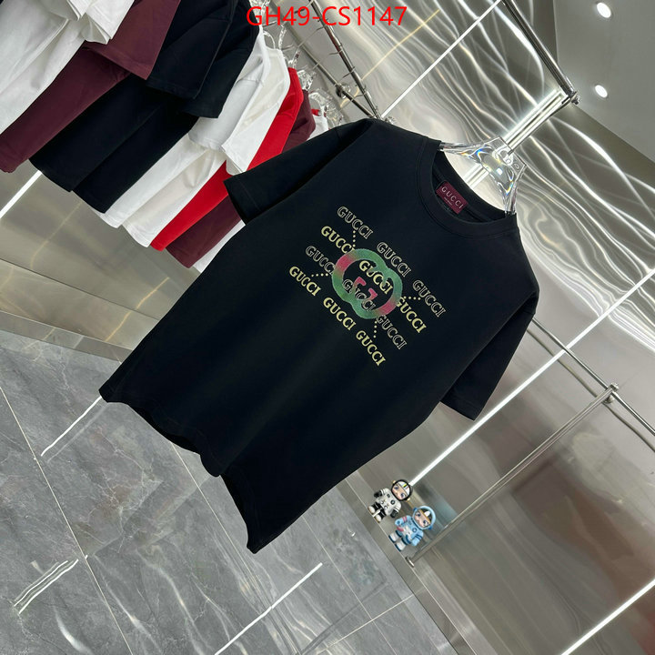 Clothing-Gucci high quality 1:1 replica ID: CS1147 $: 49USD