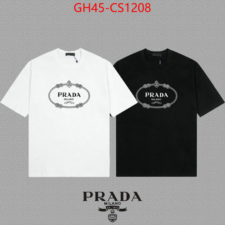 Clothing-Prada 7 star quality designer replica ID: CS1208 $: 45USD