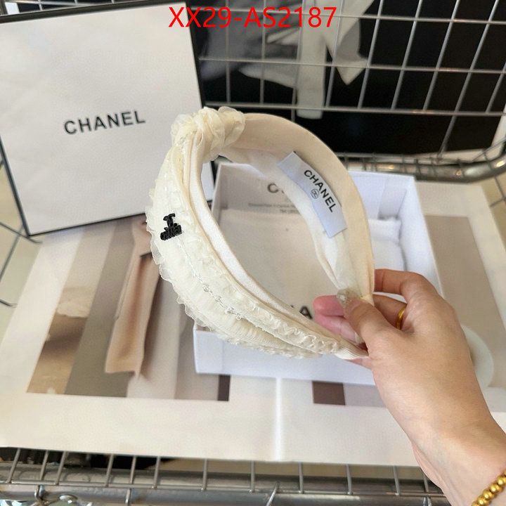 Hair band-Chanel luxury shop ID: AS2187 $: 29USD