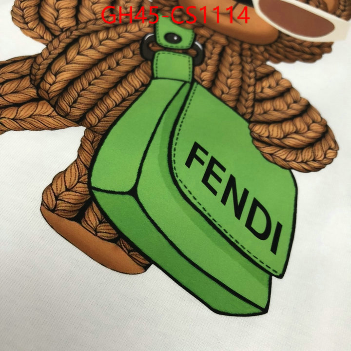 Clothing-Fendi wholesale 2024 replica ID: CS1114 $: 45USD