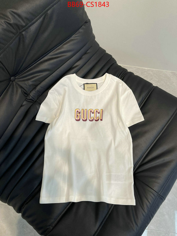 Clothing-Gucci aaaaa quality replica ID: CS1843 $: 69USD