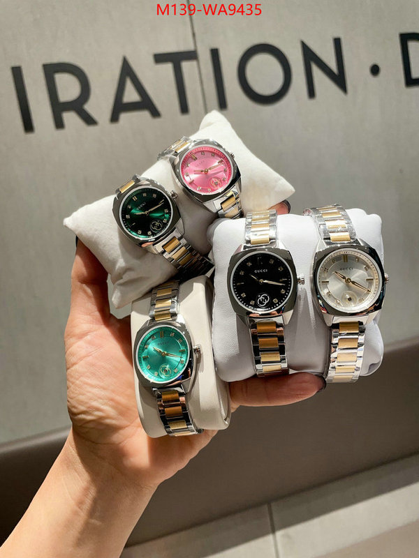 Watch(4A)-Gucci what's the best place to buy replica ID: WA9435 $: 139USD