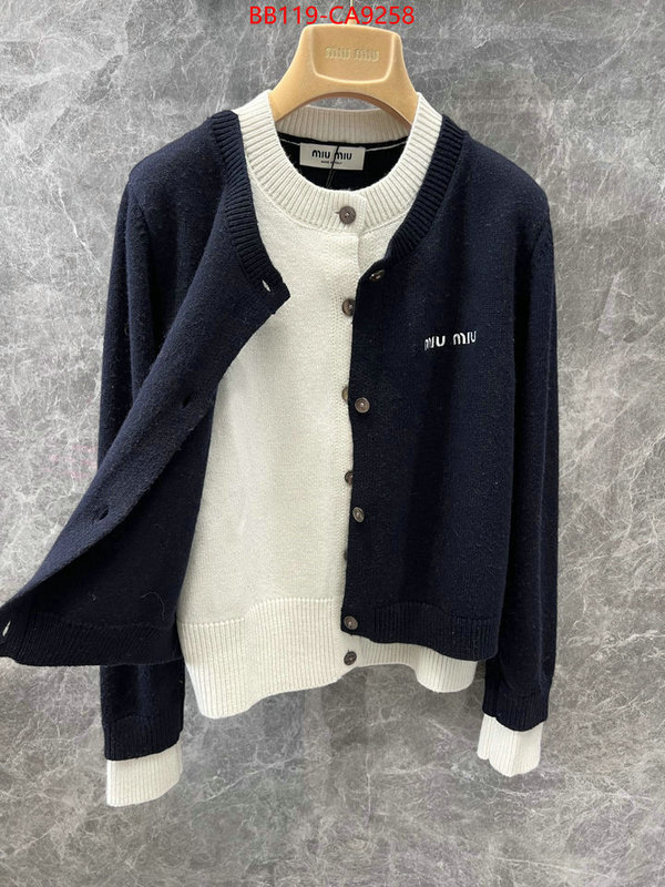 Clothing-MIU MIU are you looking for ID: CA9258 $: 119USD
