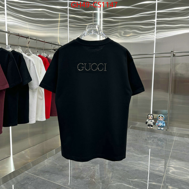 Clothing-Gucci high quality 1:1 replica ID: CS1147 $: 49USD