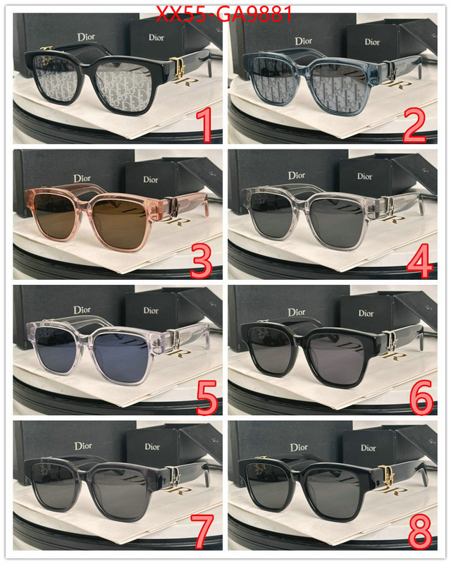 Glasses-Dior is it ok to buy ID: GA9881 $: 55USD