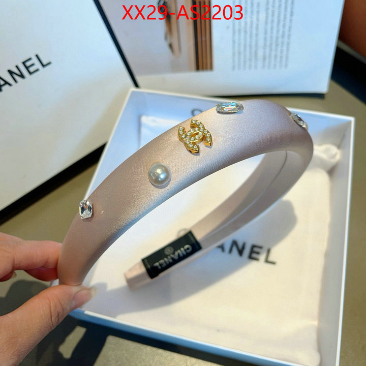 Hair band-Chanel new ID: AS2203 $: 29USD