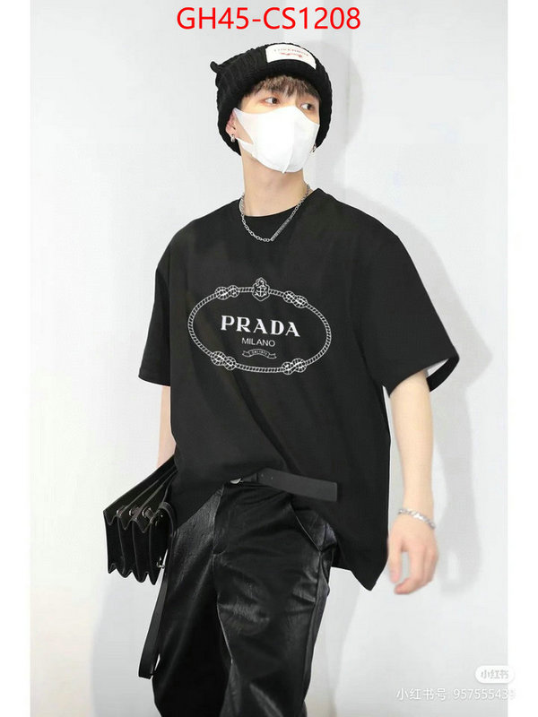 Clothing-Prada 7 star quality designer replica ID: CS1208 $: 45USD