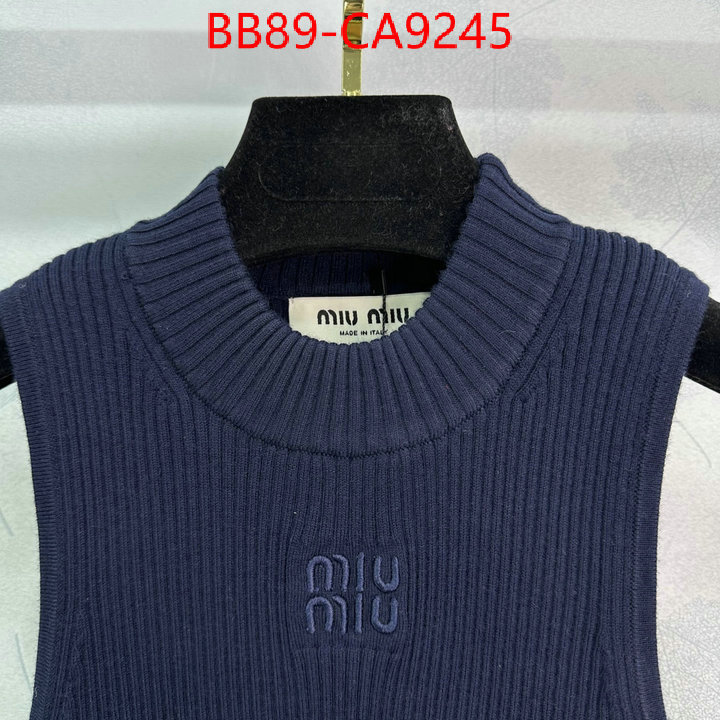 Clothing-MIU MIU luxury cheap replica ID: CA9245 $: 89USD