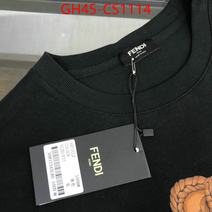 Clothing-Fendi wholesale 2024 replica ID: CS1114 $: 45USD